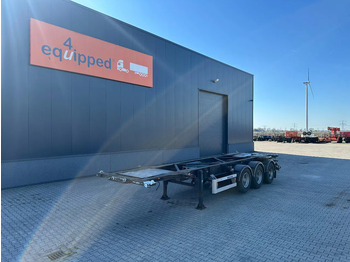 Kontejnerska polprikolica/ Polprikolica z zamenljivim tovoriščem VAN HOOL 20'/30'