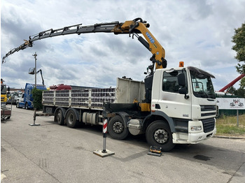 Tovornjak s kesonom, Tovornjak z dvigalom DAF CF 85.360 8x2 + KRAN (25m!) EFFER 305 6S + JIB 4S + ROTATOR - PLATORM 7m60 - LIFT + STEERING AXLE - EURO 5 - BE: slika 2