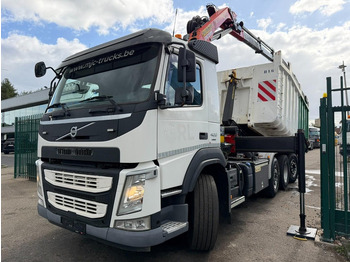 Kotalni prekucni tovornjak, Tovornjak z dvigalom Volvo FM 420 8x2 HOOKLIFT + CRANE PALFINGER PK19.001 SLD B - *294.000km* - EURO 6 - LIFT + STEERING AXLE - I SHIFT - BE TRUCK: slika 3