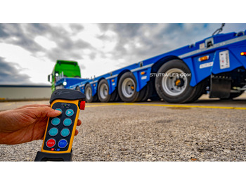 Nov Nizko noseča polprikolica STU 5 Axle Hydraulic Steering Extendable Low Laoder: slika 4