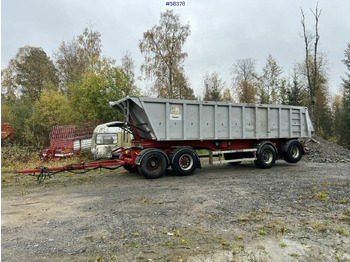 Kiper prikolica Tipper trailer, Fruehauf TP-87, 4-axles, Dump body Benalu: slika 2