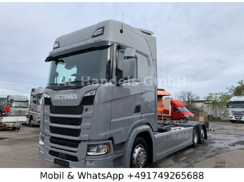 Kontejnerski tovornjak/ Tovornjak z zamenljivim tovoriščem SCANIA S 450