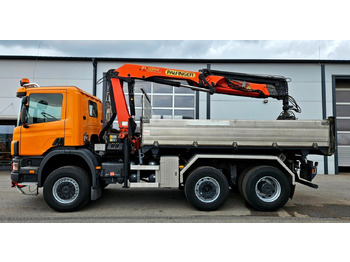Tovornjak prekucnik, Tovornjak z dvigalom Scania P114 380 6x4-4 Palfinger PK12502 Kran Funk: slika 4