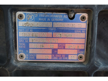 Menjalnik za Tovornjak MAN 12AS2130DD 81.32004-6257: slika 5