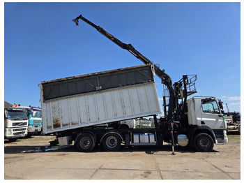 Tovornjak prekucnik, Tovornjak z dvigalom DAF CF85.410 6x2 steering axle lenk Tipper Crane HIAB J1320Z: slika 4