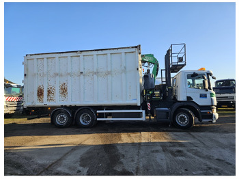 Tovornjak prekucnik, Tovornjak z dvigalom Scania P360 6x2 steering axle lenk Tipper Crane Fassi F175A: slika 4