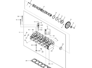 Glava motorja JOHN DEERE