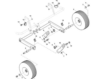 Kompletno kolo JOHN DEERE