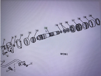 Menjalnik in deli JOHN DEERE
