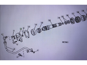 Menjalnik in deli JOHN DEERE