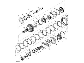 Menjalnik in deli JOHN DEERE