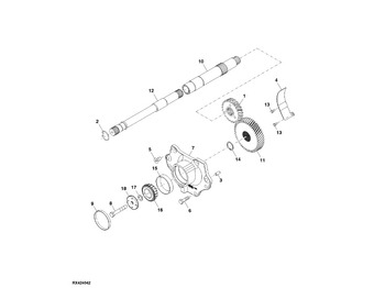 Menjalnik in deli JOHN DEERE