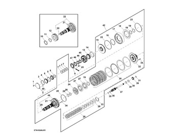 Menjalnik in deli JOHN DEERE