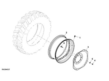 Platišče JOHN DEERE