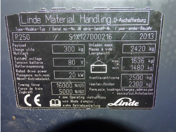 Vlečni traktor Linde P250: slika 5 Vlečni traktor Linde P250: slika 5