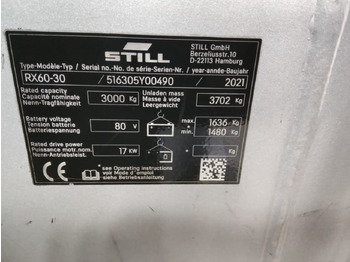 Električni viličar STILL RX60-30: slika 2
