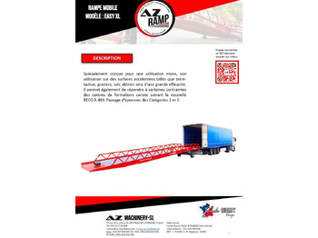 Nakladalna rampa **RENTAL 12-24-36 Month** AZ RAMP-EASY XL-8 . Mobil Loading Ramp: slika 3