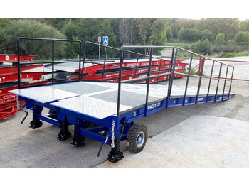 Nov Nakladalna rampa **RENTAL** Large Mobile dock ramp, uncouplable AZ RAMP - KING VERSION, BIG FOOT  LLO 20 T: slika 2