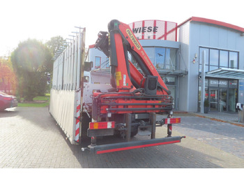 Tovornjak z dvigalom Mercedes-Benz Axor  1833 L - Glastransporter Kran Palfinger: slika 2