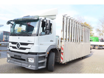 Tovornjak z dvigalom Mercedes-Benz Axor  1833 L - Glastransporter Kran Palfinger: slika 5