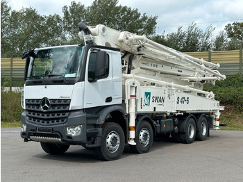 Črpalka za beton Mercedes-Benz Arocs 5 4142  8x4 SWAN TSP 47-5 160RZ ( 47m ): slika 2