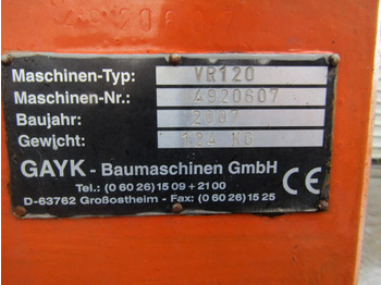 Priključek za Komunalno/ Posebno vozilo GAYK VR120 BARRIER DRIVE HAMMER: slika 4