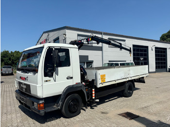 Tovornjak s kesonom, Tovornjak z dvigalom MAN 8.163 L2000 Pritsche+Kran Hiab 035: slika 3