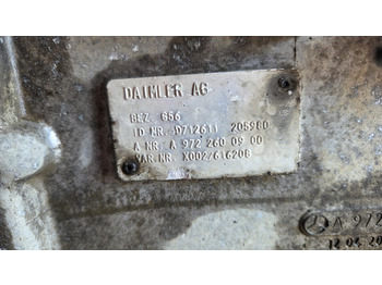 Menjalnik MERCEDES-BENZ GEARBOX G - 56  AUTOMATIC: slika 2