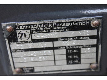 Os in deli za Gradbeni stroj Zeppelin ZF AP B775, APL B 775 aus ZM 19: slika 5