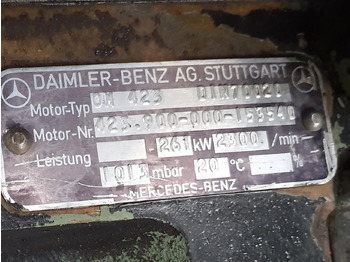 Motor za Avtodvigalo Mercedes-Benz LTM 1060 engine Mercedes-Benz OM 423: slika 5 Motor za Avtodvigalo Mercedes-Benz LTM 1060 engine Mercedes-Benz OM 423: slika 5