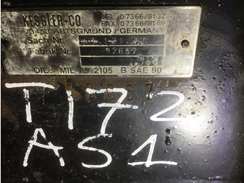 Os in deli za Avtodvigalo Terex AC 155 axle housing axle 1: slika 5