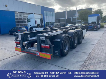 Kontejnerska polprikolica/ Polprikolica z zamenljivim tovoriščem VAN HOOL 20'/30'