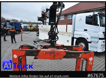 Tovornjak z dvigalom, Tovornjak s kesonom MERCEDES-BENZ Axor 2543,  Atlas 170.2  Kran, Lift-Lenkachse,: slika 3