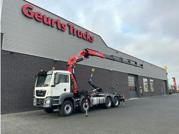 Kotalni prekucni tovornjak, Tovornjak z dvigalom MAN TGS 35.460 8X4 BL+ HYVA 18.55.S HAAKARMSYSTEEM EFFER 395-5 KRAAN/KRAN/CRANE/GRUA: slika 2