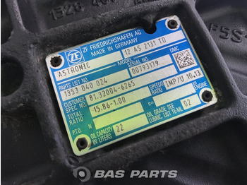 Menjalnik za Tovornjak MAN TGX MAN 12AS2131 TD AS Tronic Versnellingsbak 81321010470: slika 5 Menjalnik za Tovornjak MAN TGX MAN 12AS2131 TD AS Tronic Versnellingsbak 81321010470: slika 5