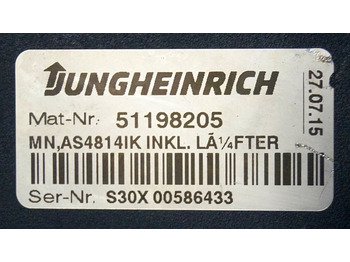 ECU za Oprema za rokovanje z materiali Jungheinrich 51159321 | Rij/hef regeling drive/lifting controller AS4814Ik Index: slika 5