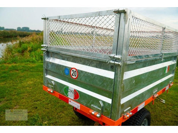 Nov Kmetijska kiper prikolica/ Demper Vemac Kippanhänger HK1000G 1,0t 1000kg Gitter Kipper Anhänger Traktor: slika 5