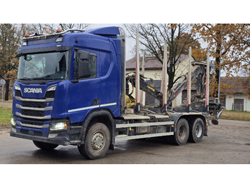 Tovornjak za prevoz lesa SCANIA R 450