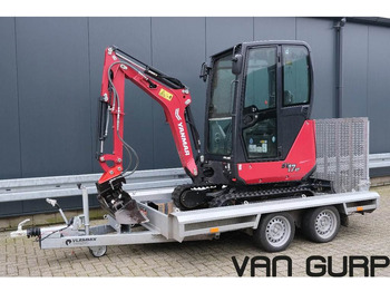 Mini bager Yanmar SV17VT Powertilt + trailer 2700kg | 2022 | 150h: slika 1
