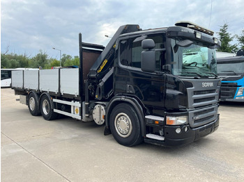 Tovornjak s kesonom, Tovornjak z dvigalom SCANIA P320, +RC, valník Crane PK 20002: slika 4