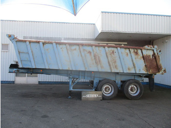 Kiper polprikolica Fruehauf 2 Axle , Steel Tipper , Drum brakes, Spring suspension: slika 2