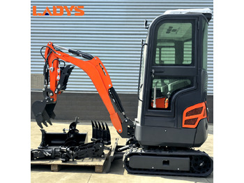 Nov Mini bager LADYS Mini Excavator CE Certification Kubota Engine(Factory Outlet) Mini Pelle Minibagger Minikoparka Miniexcavadora: slika 2