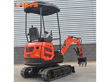 Nov Mini bager LADYS Mini Excavator CE Certification Kubota Engine(Factory Outlet) Mini Pelle Minibagger Minikoparka Miniexcavadora: slika 4