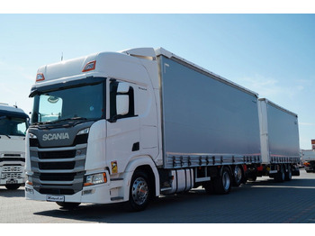 Tovornjak s ponjavo SCANIA R 450