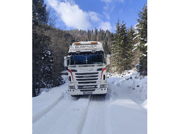 Tovornjak za prevoz lesa, Tovornjak z dvigalom za transport lesa SCANIA R560 V8: slika 4