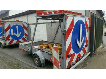 Prikolica Absperrtafel Nissen Horizont Verkehrsleitanhänger Vz 616 615: slika 4