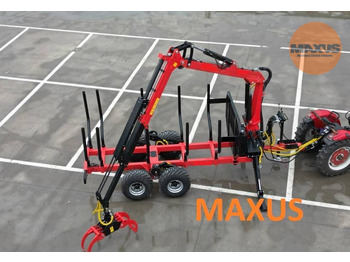 Nov Gozdarska prikolica Maxus MAXUS 1400 Forstanhänger + Kran 780: slika 3