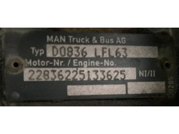 Motor za Tovornjak MAN Motor MAN TGM D0836 Euro 5 0836 LFL63 TGL: slika 4