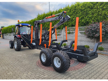 Nov Gozdarski kombajn LOVOL Zestaw Traktor LOVOL M755 Przyczepa do drewna BMF 8TPro Stan Nowy Fabryczny: slika 3