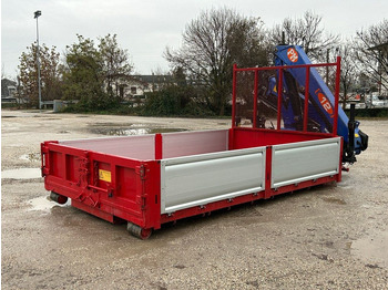 Nov Abrol kontejner CONTAINER SCARRABILE NUOVO A PIANALE CON GRU: slika 5